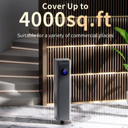 Titanium Gray Bluetooth Essential Oil Diffuser for Large Rooms