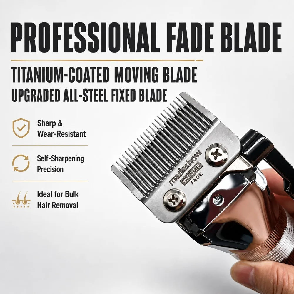 Professional Cordless Hair Clipper 7000RPM with LED Display