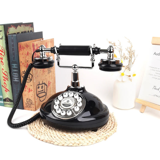 Vintage Audio Guestbook Phone Black Wedding Voice Recorder