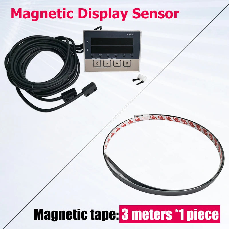 2 Axis LCD DRO Magnetic Sensor Scale 3000mm