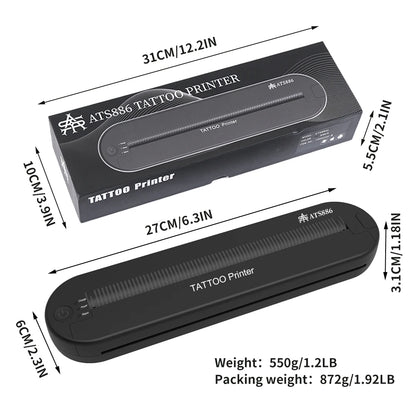 Portable Tattoo Stencil Printer Thermal Transfer Machine
