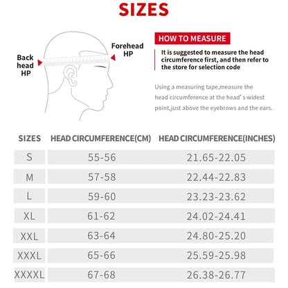 Unisex Carbon Fiber Kevlar Full Face Motorcycle Helmet XXXL
