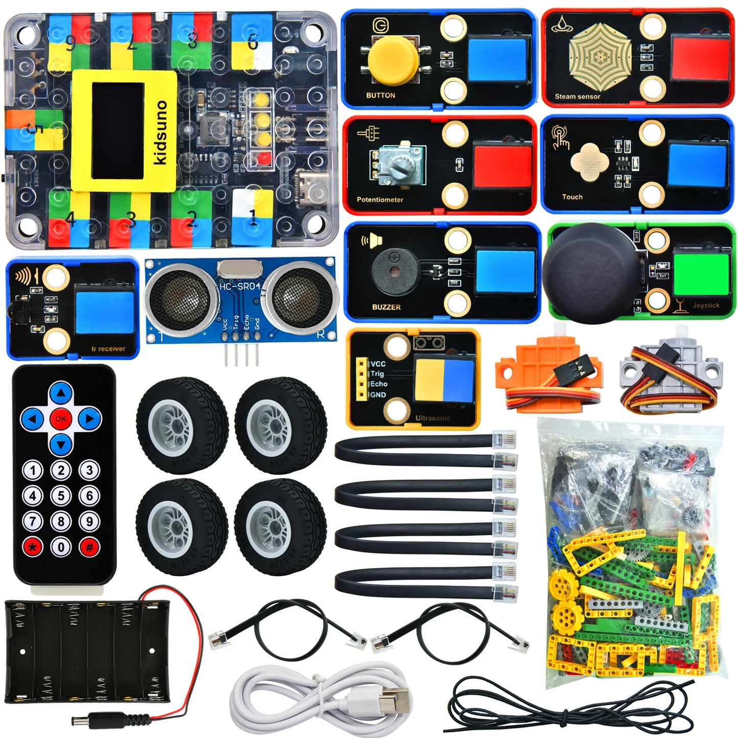 Smart DIY Robotics Kit for Kids with Scratch Programming