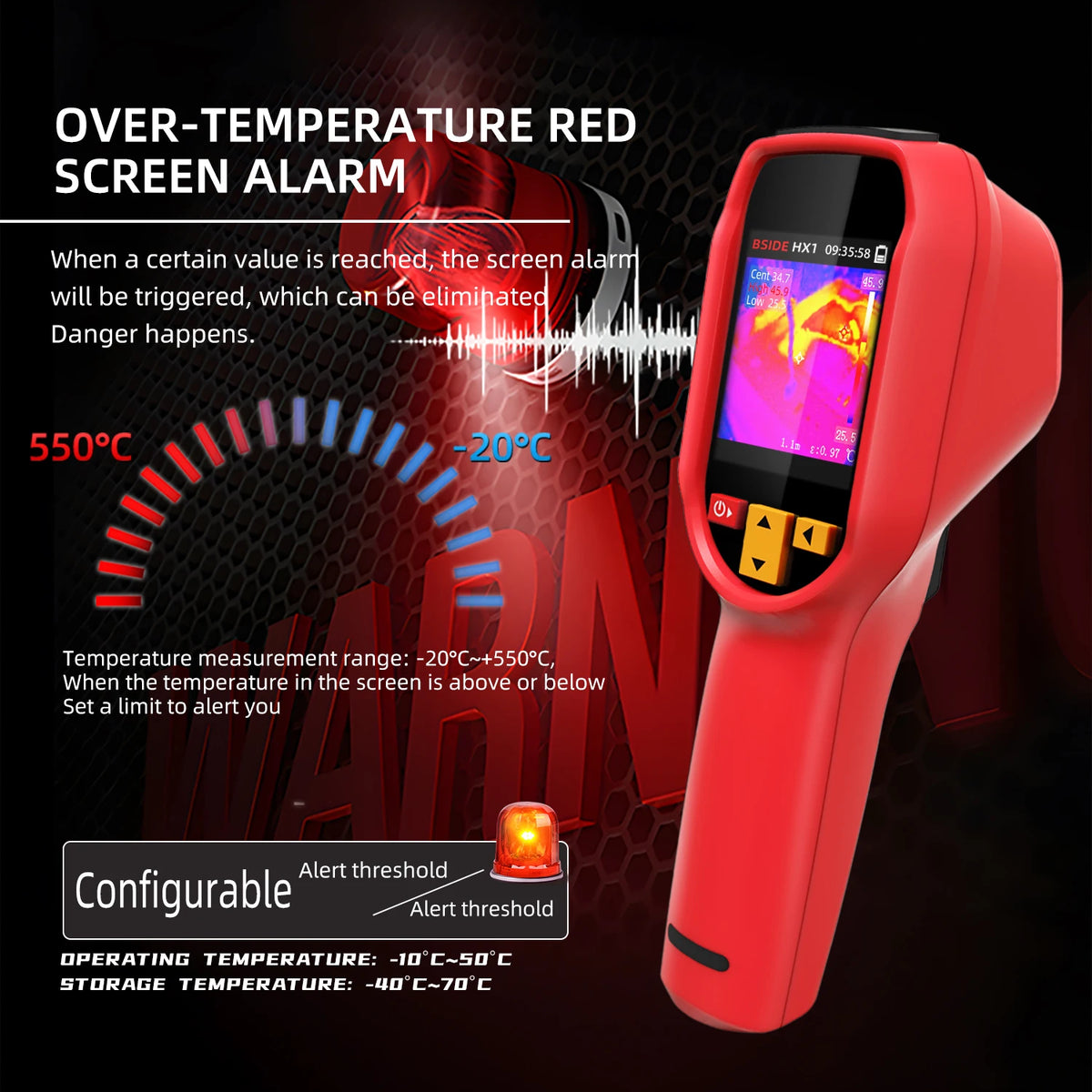 240×240 Thermal Imaging Camera Infrared Temperature Meter