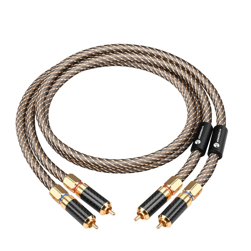 5m HiFi RCA Audio Cable 2RCA Male to Male OFC