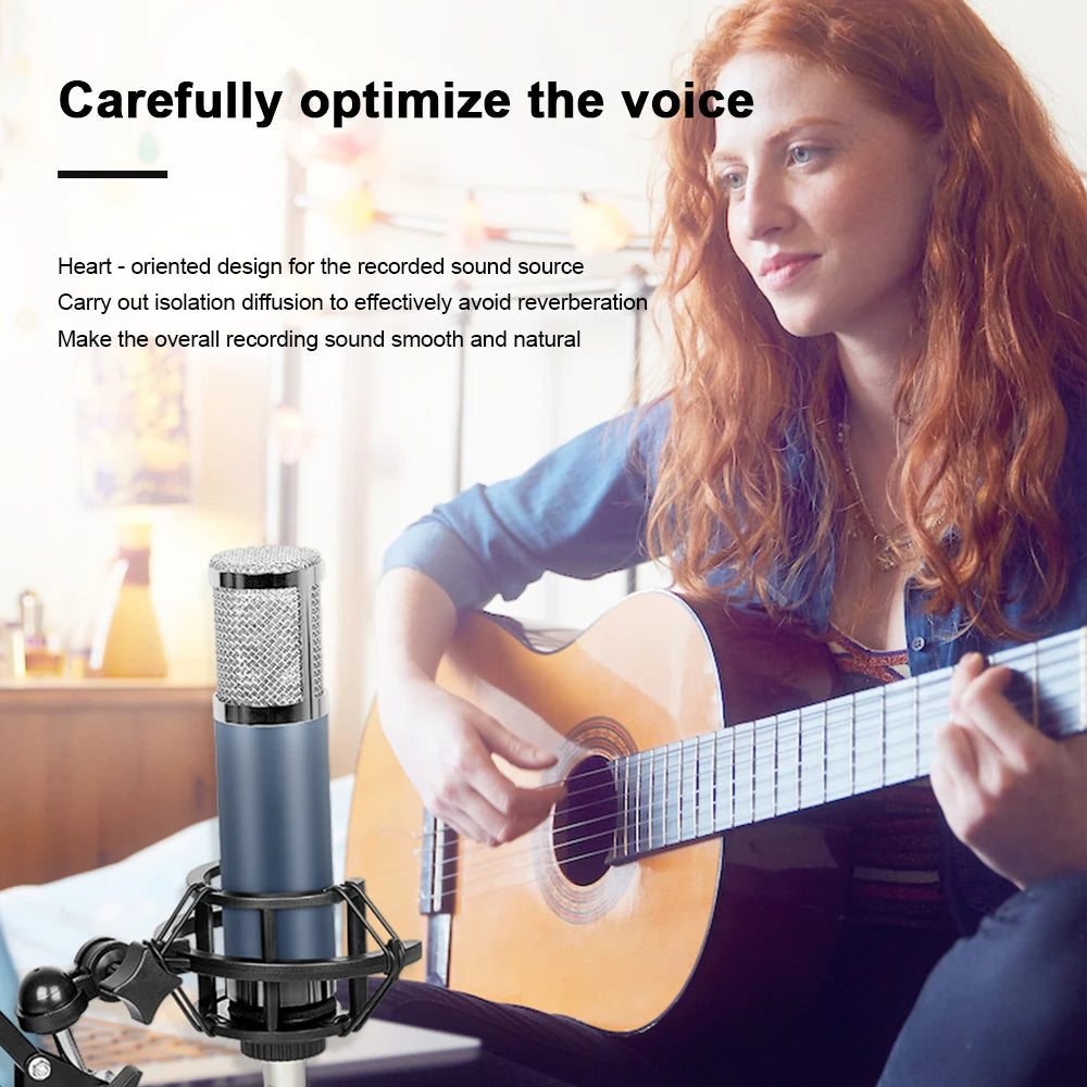 USB-C Audio Interface Sound Card for Live Recording