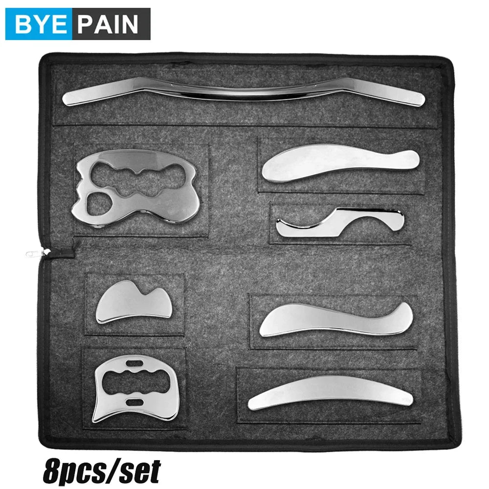 Stainless Steel IASTM Therapy Tool Fascia Muscle Recovery