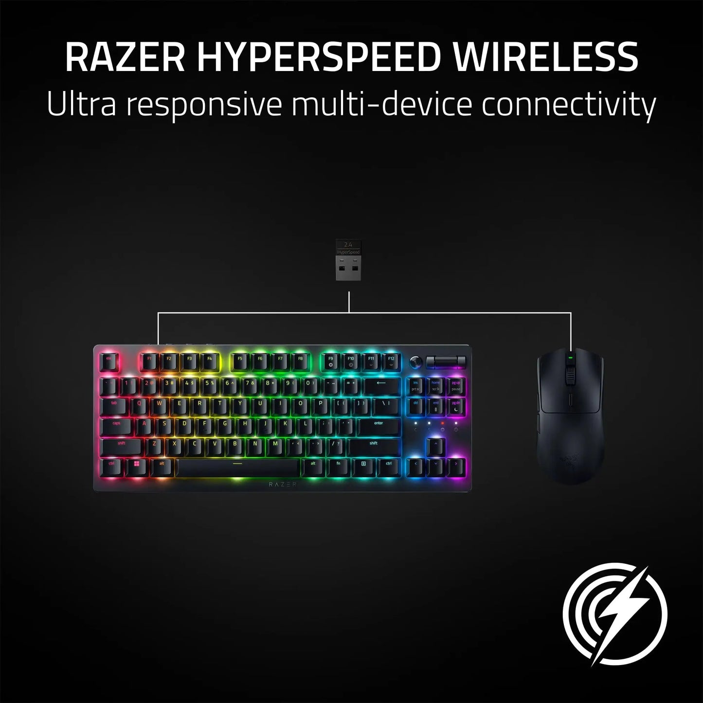 Wireless Esports Gaming Mouse 30000 DPI 8 Buttons