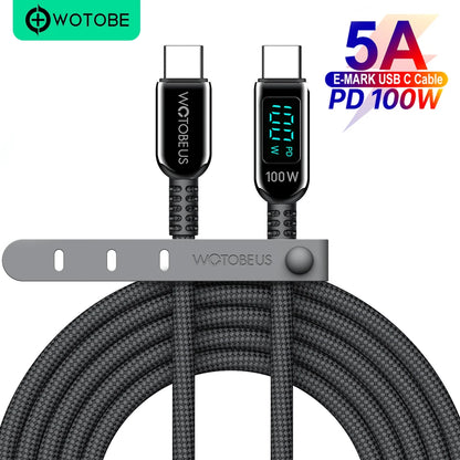 240W GaN 5-Port USB C Fast Charger with 5A Cable