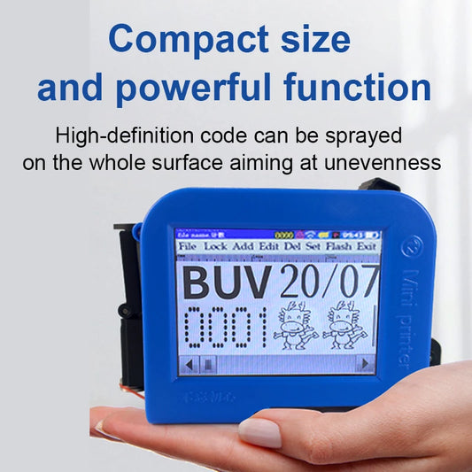 Mini Thermal Printer, 1 Ink Cartridge Included