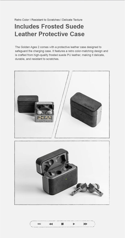 Bluetooth 6.0 Noise Cancelling Earphones with Adjustable Gain