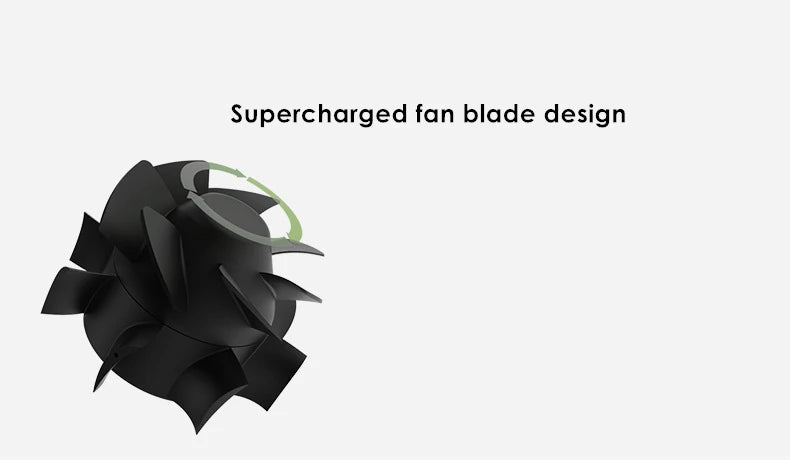 220V Black Exhaust Duct Fan 4 Inch with Adjustable Speed