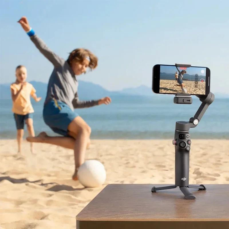 OM 7P Smartphone Gimbal with Integrated Light and Audio