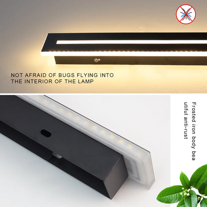 Cold White 120 cm LED Wall Sconce Outdoor 48 W Waterproof