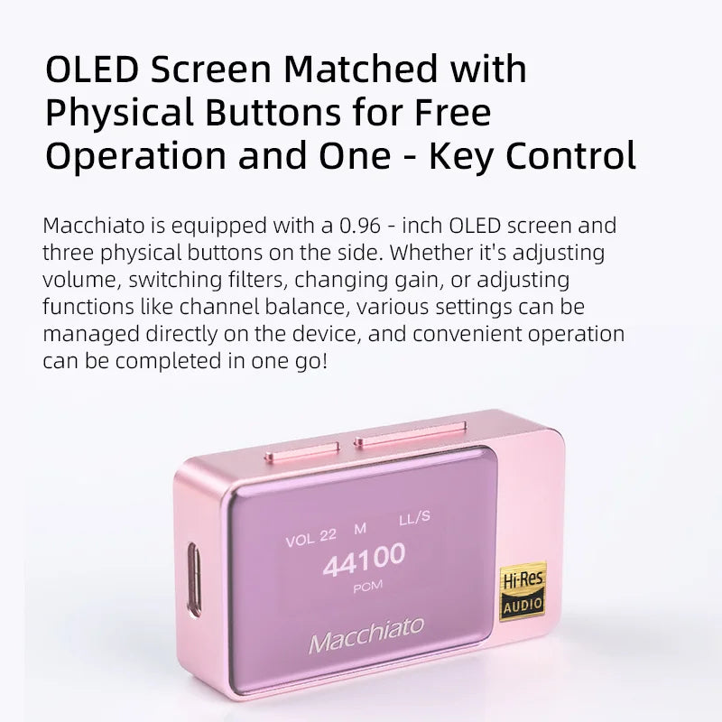 Compact USB DAC Amp for Headphones High Fidelity