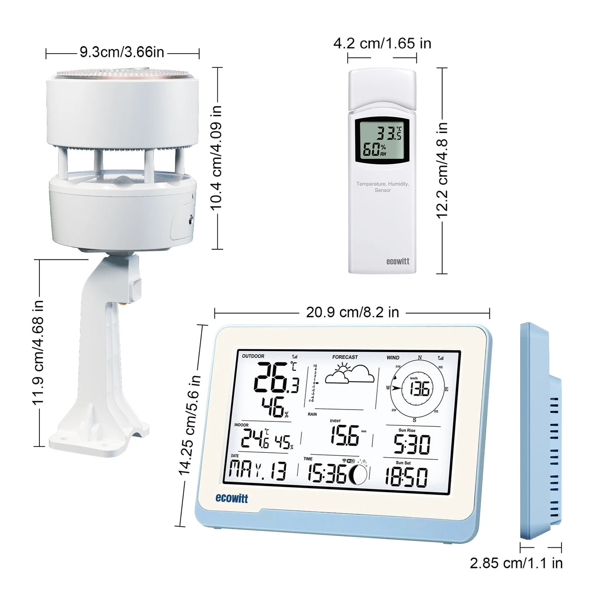 Smart Home Weather Station with Real-Time Outdoor Monitoring