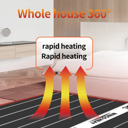 6m Underfloor Carbon Heating Foil 220W Home Heater