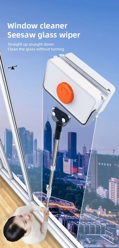 Adjustable Magnetic Glass Brush with Anti-Drop Design 5–26mm