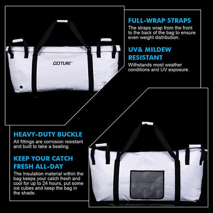 Portable Fishing Tackle Bag Small Waterproof Cooler