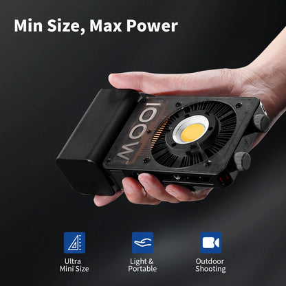 Handheld 100W Rechargeable LED Photography Fill Light