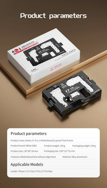 Motherboard Test Fixture for iPhone X-XS Logic Boards