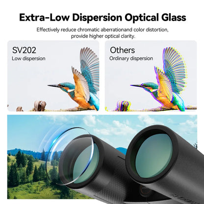 8x32 Waterproof Binoculars Wide View Bak4 Prism