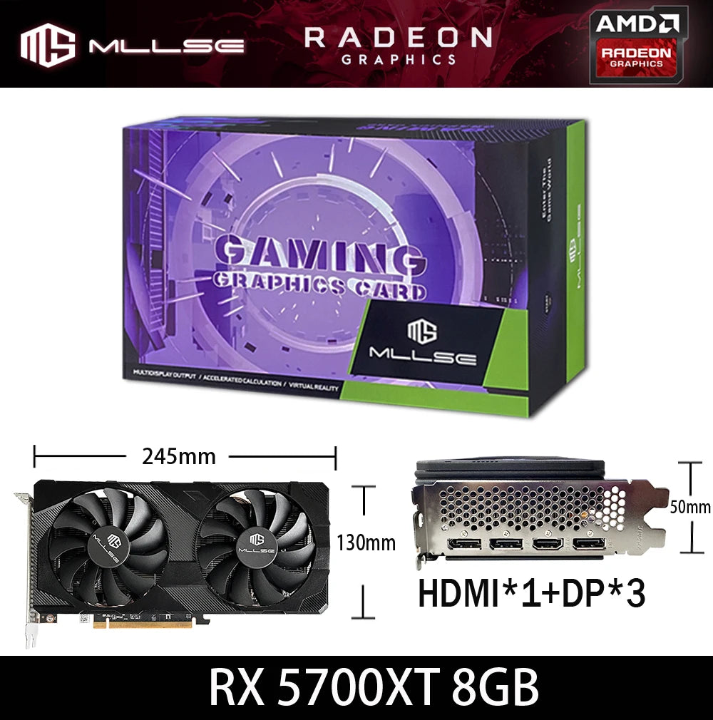 RX 5700 XT 8GB GDDR6 Gaming Graphics Card