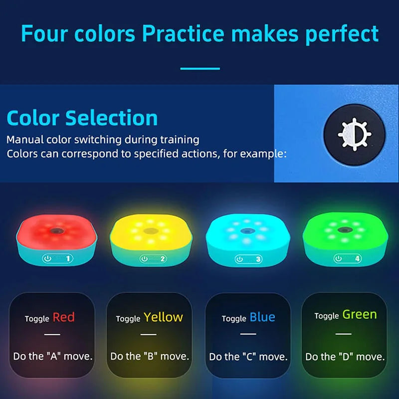 Remote-Controlled 6 Green Speed Training Lights