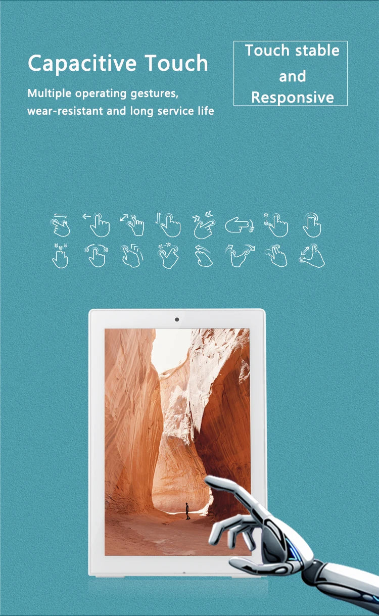 Android 13 POS Terminal 10.1 4G 32GB Customer Display White AU