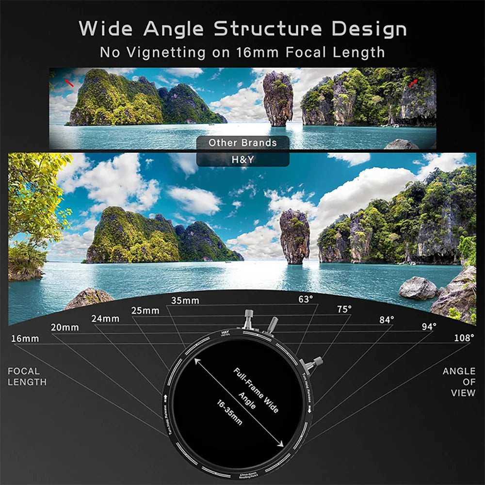 Variable ND CPL Camera Lens Filter 67-82mm