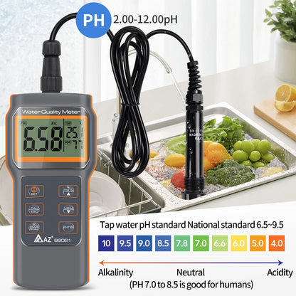 Portable Water Quality Tester PH TDS DO Temperature Meter