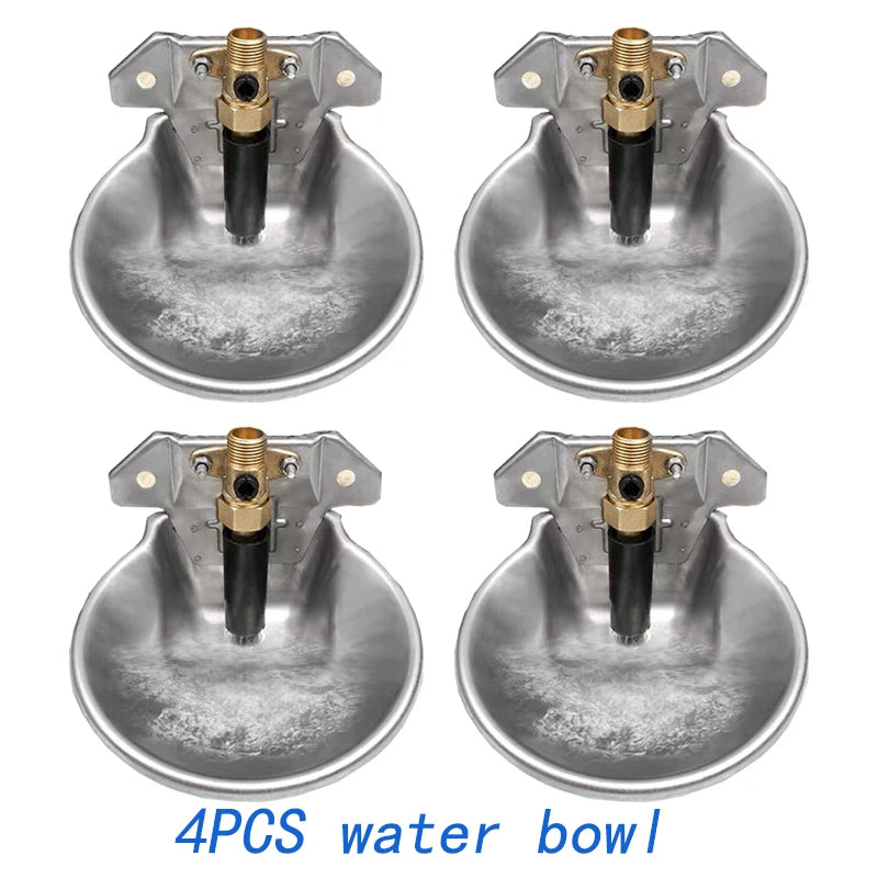 Livestock Drinker Set with Copper Valves 4 Piece
