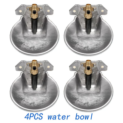 Livestock Drinker Set with Copper Valves 4 Piece