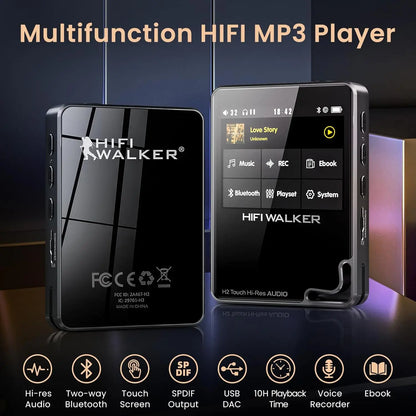 Portable Hi-Res MP3 Player 128GB Bluetooth 5.2