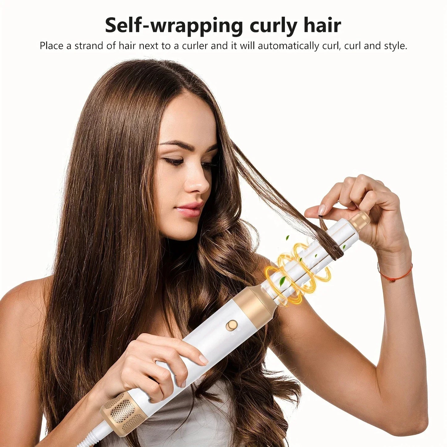 7-in-1 Hot Air Brush Curling Iron & Hair Dryer Kit