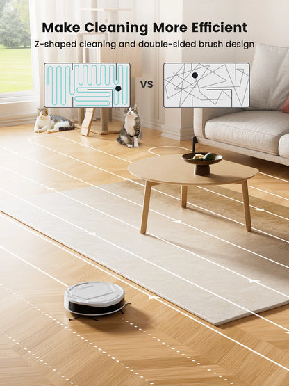 Robot Vacuum Cleaner with Mop & Smart App Control