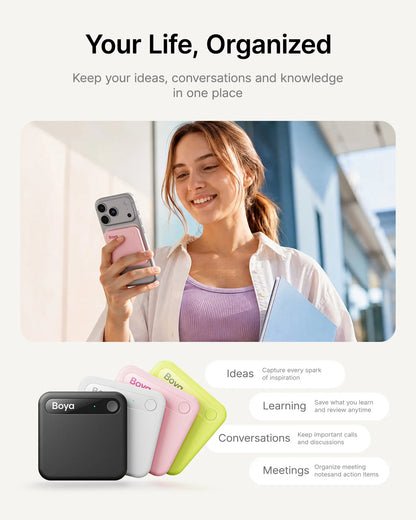AI Voice Recorder with Transcription & Meeting Summaries