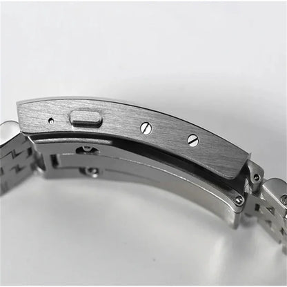 Heavy Duty Watch Band Steel Bracelet with Adjustable Clasp