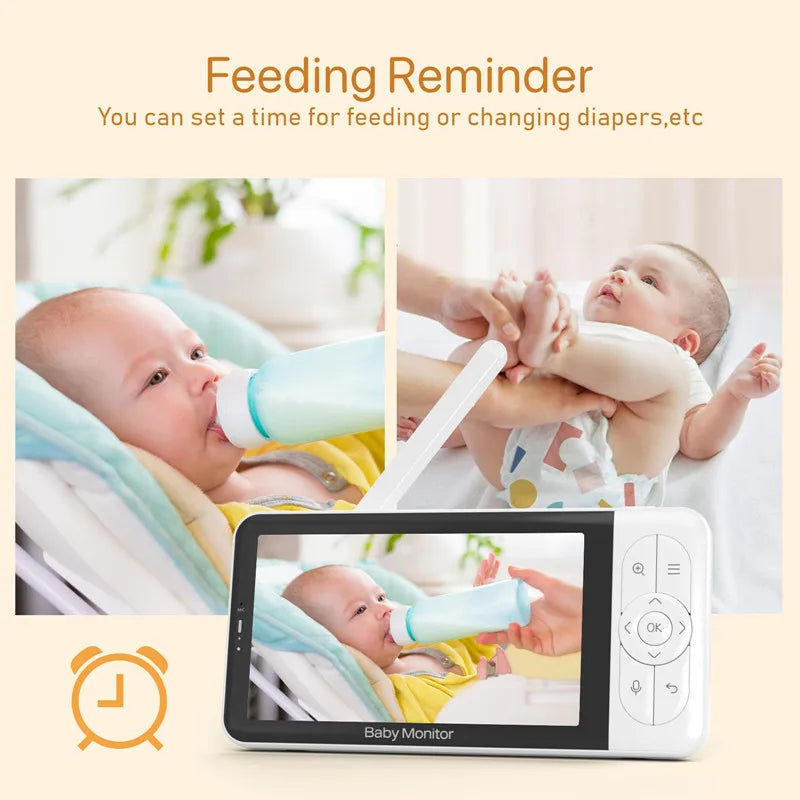 WiFi Baby Monitor with Temperature Sensor and Feeding Reminder