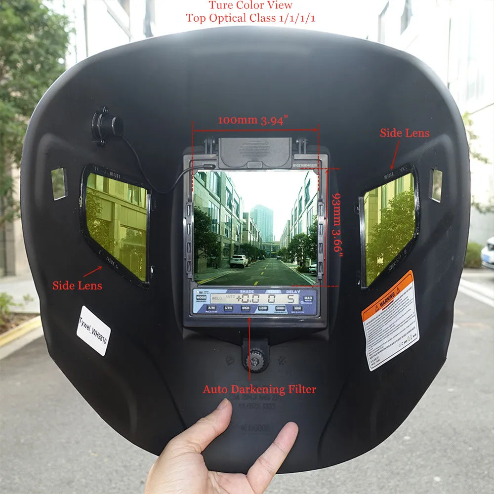 Auto Darkening Welding Helmet with True Colour Lens