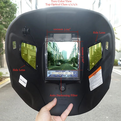 Auto Darkening Welding Helmet with True Colour Lens