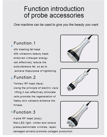 Ultrasonic Body Shaping and RF Facial Skin Tightening Device