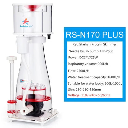 Internal Aquarium Skimmer with Venturi Pump for Saltwater Tanks