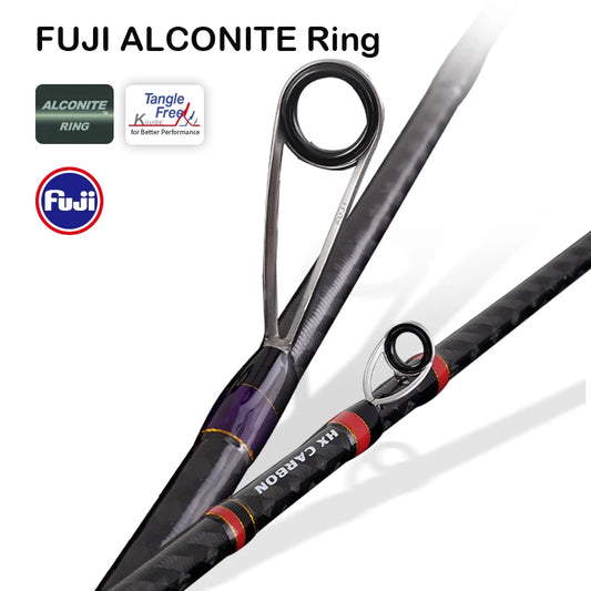 Durable 6'6" Casting Lure Rod with Alconite Guides
