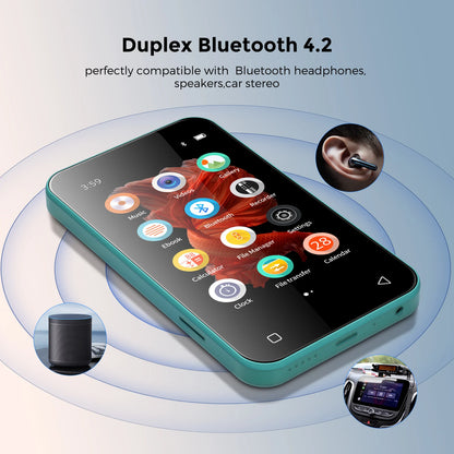 Portable Bluetooth MP3 MP4 Player with Speaker & FM Radio