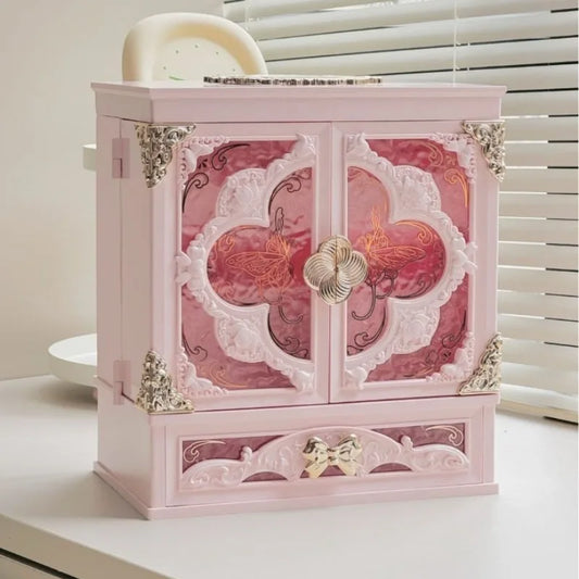 Acrylic Jewelry Display Case for Rings and Necklaces