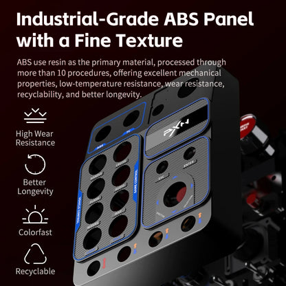 Simulator Racing Control Box with RGB Lighting for PC Games