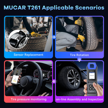 TPMS Sensor Activator & Programming Tool for Car Diagnostics