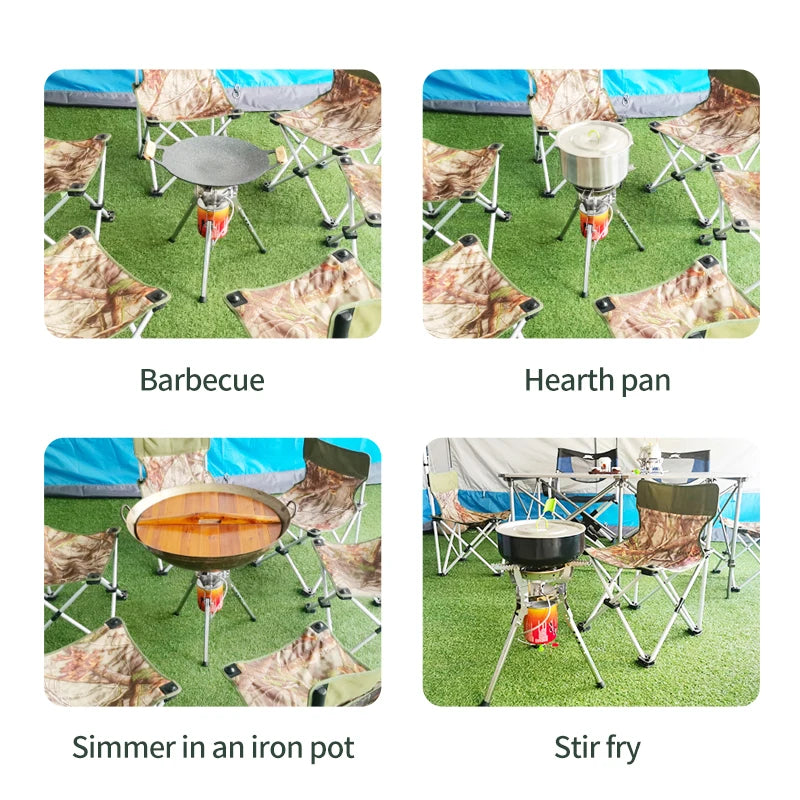Portable 8400W Outdoor Gas Stove Folding Cooking Burner