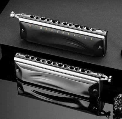 12-Hole Chromatic Harmonica Professional Mouth Organ